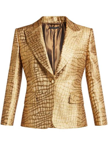 Blazer à effet peau de serpent - TOM FORD - Modalova