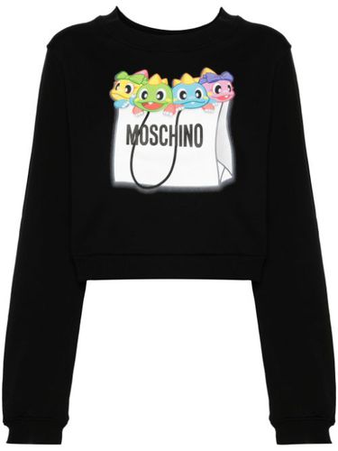 Sweat à imprimé graphique - Moschino - Modalova