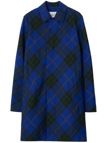 Manteau droit à carreaux - Burberry - Modalova