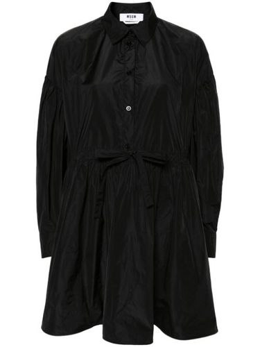 Robe-chemise mi-longue évasée - MSGM - Modalova