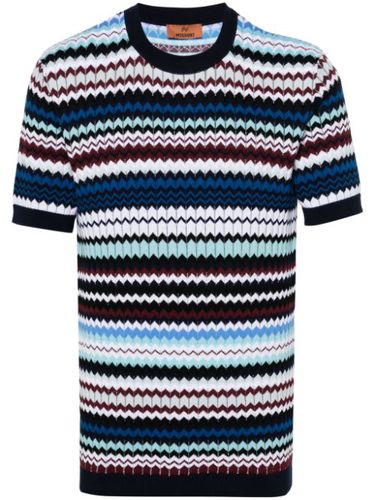 T-shirt en coton à motif zig-zag - Missoni - Modalova