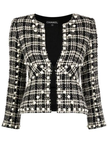 Veste en tweed boutonnée (années 2003) - CHANEL Pre-Owned - Modalova