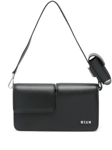 Sac porté épaule à logo - MSGM - Modalova