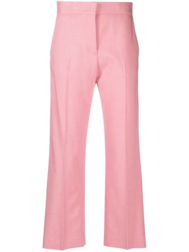 Pantalon de tailleur à coupe courte - MSGM - Modalova