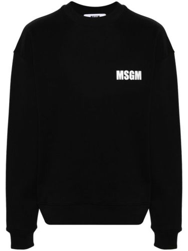 Sweat en coton à logo imprimé - MSGM - Modalova