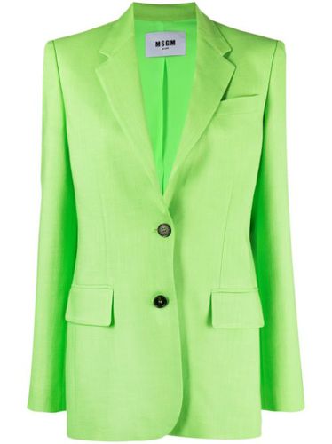 Blazer à simple boutonnage - MSGM - Modalova