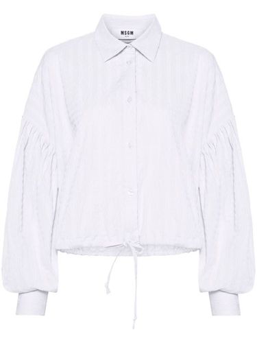 Chemise à lien de resserrage - MSGM - Modalova