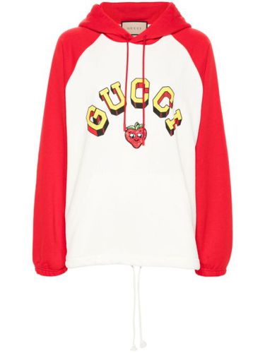 Hoodie à logo imprimé - Gucci - Modalova