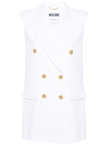 Gilet à boutonnière croisée - Moschino - Modalova