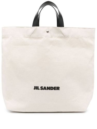 Sac cabas en coton à logo imprimé - Jil Sander - Modalova