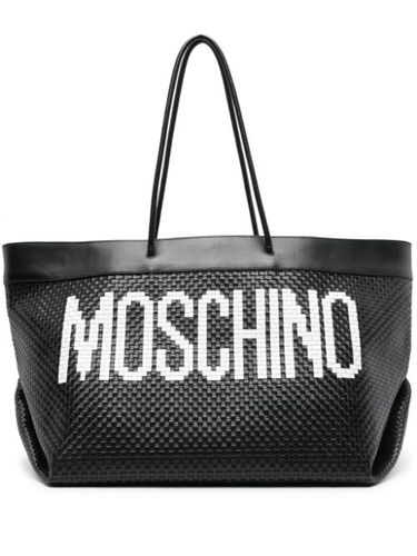 Sac à main à logo imprimé - Moschino - Modalova