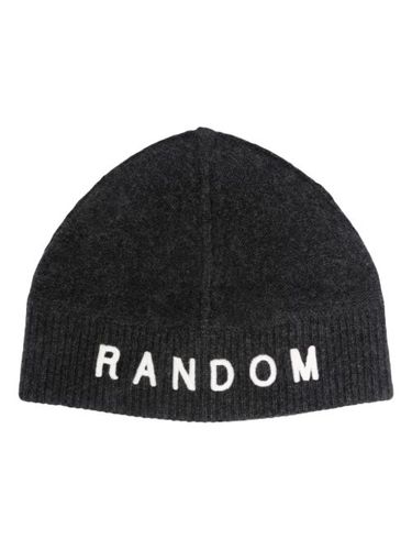 Bonnet nervuré à slogan brodé - Random Identities - Modalova