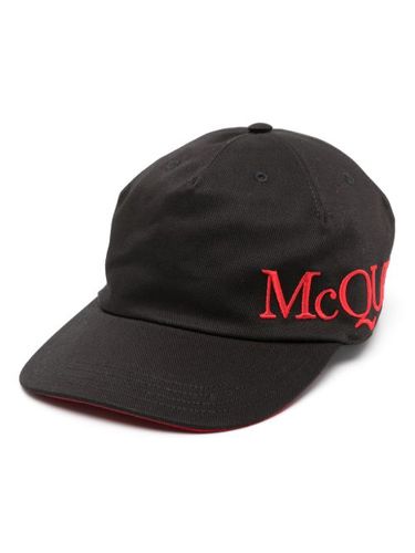 Casquette en coton à logo brodé - Alexander McQueen - Modalova