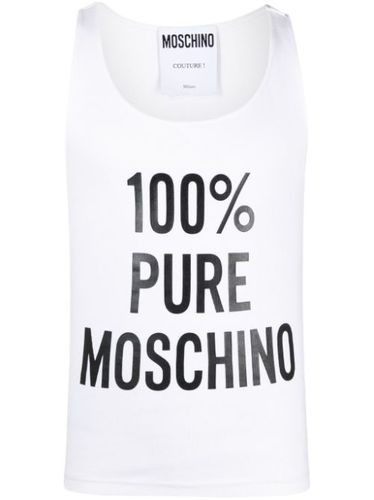 Débardeur à slogan imprimé - Moschino - Modalova