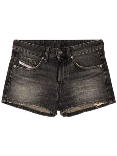 Short en jean à effet usé - Diesel - Modalova