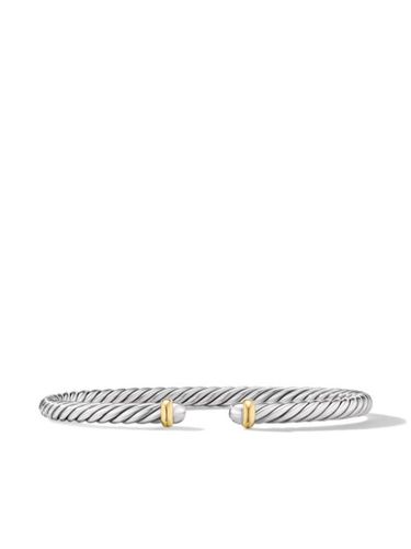 Bracelet Cable Flex en or 14ct et sterling (4 mm) - David Yurman - Modalova