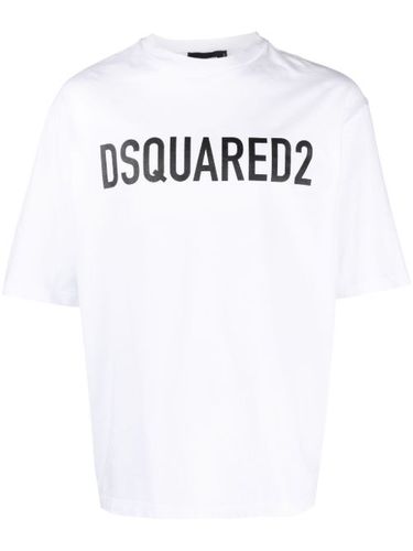 T-shirt en coton à logo imprimé - DSQUARED2 - Modalova