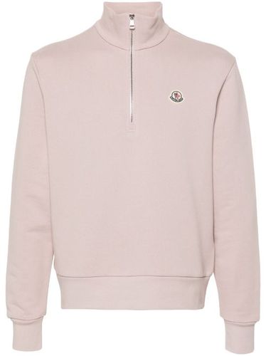 Sweat en coton à patch logo - Moncler - Modalova