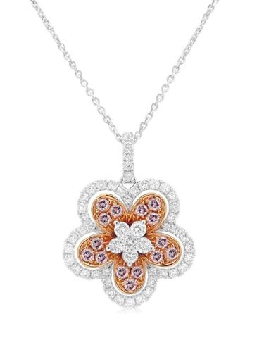 Collier en or rose 18ct pavé de diamants - HYT Jewelry - Modalova