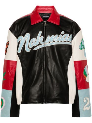 Nahmias veste Moto en cuir - Noir - Nahmias - Modalova