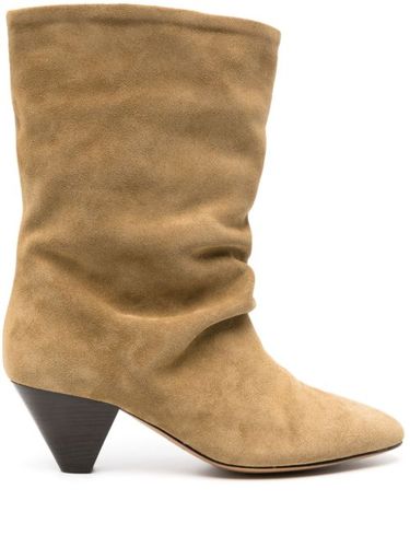 Bottes Reachi 55 mm en daim - ISABEL MARANT - Modalova