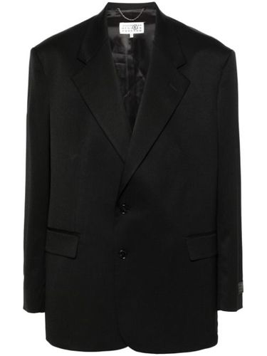 Blazer à simple boutonnage - MM6 Maison Margiela - Modalova