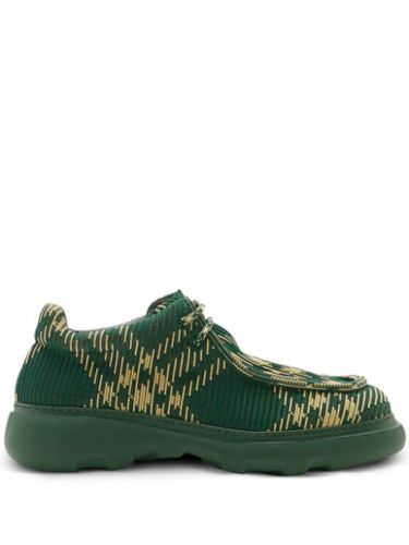 Burberry derbies à carreaux - Vert - Burberry - Modalova