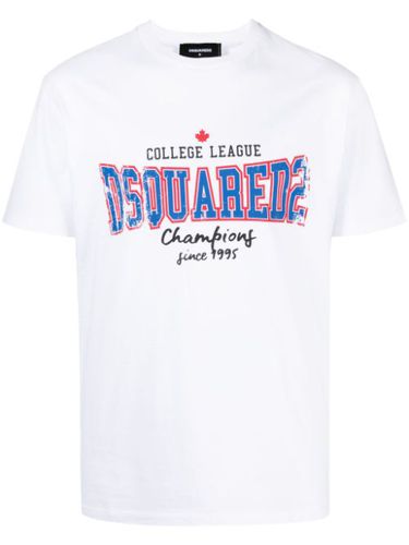 T-shirt College à logo imprimé - DSQUARED2 - Modalova