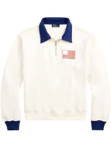 Sweat zippé à logo imprimé - Polo Ralph Lauren - Modalova