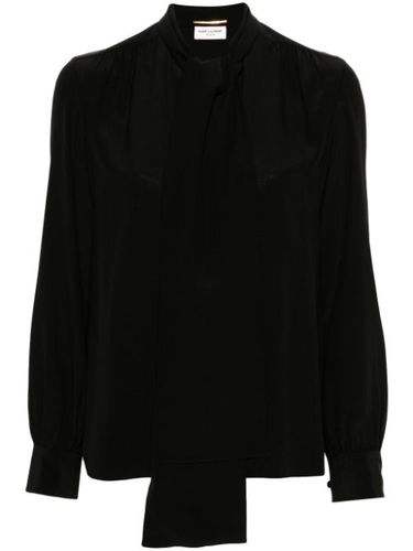 Blouse à col lavallière - Saint Laurent - Modalova