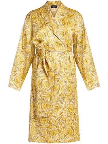 Robe de chambre à imprimé Barocco - Versace - Modalova
