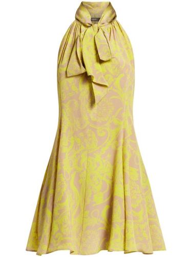 Versace robe courte Barocco - Jaune - Versace - Modalova