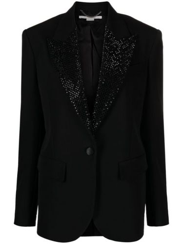 Blazer Hotfix à ornements en cristal - Stella McCartney - Modalova