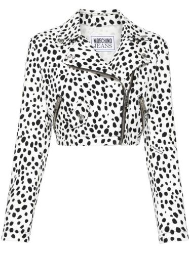 Veste à imprimé animalier - MOSCHINO JEANS - Modalova