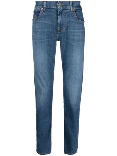 Jean slim à taille basse - 7 For All Mankind - Modalova