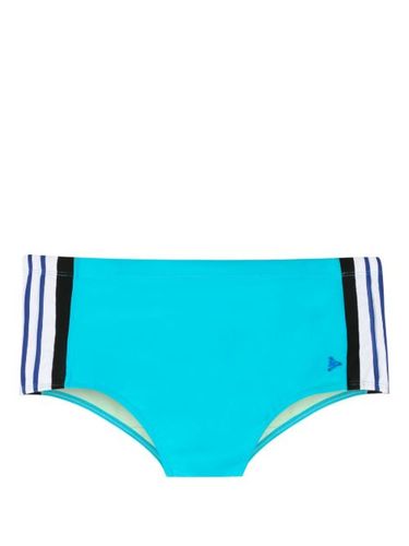 Short de sport rayé à logo appliqué - Amir Slama - Modalova
