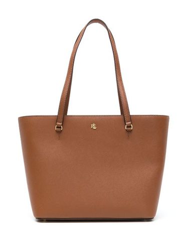 Sac cabas médium en cuir - Lauren Ralph Lauren - Modalova