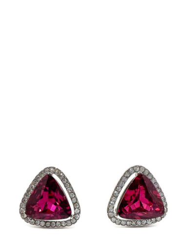 Vintage Pink Trillion Crystal Earrings 1970s - Jennifer Gibson Jewellery - Modalova