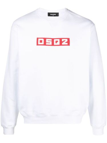 Sweat en coton à patch logo - DSQUARED2 - Modalova