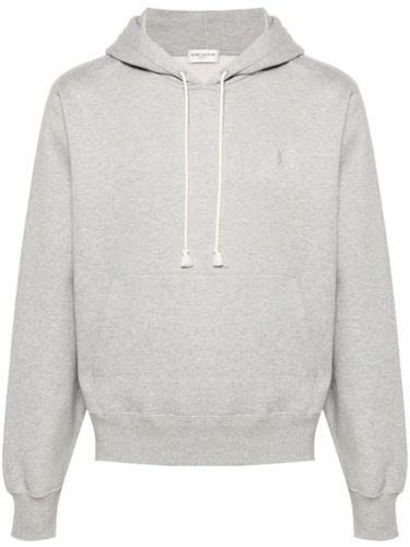 Hoodie en coton à broderies Cassandre - Saint Laurent - Modalova