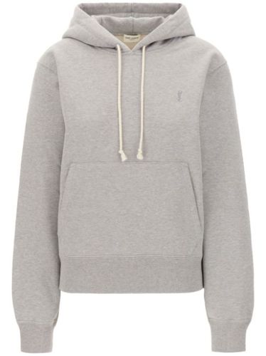 Hoodie en coton à logo Cassandre - Saint Laurent - Modalova