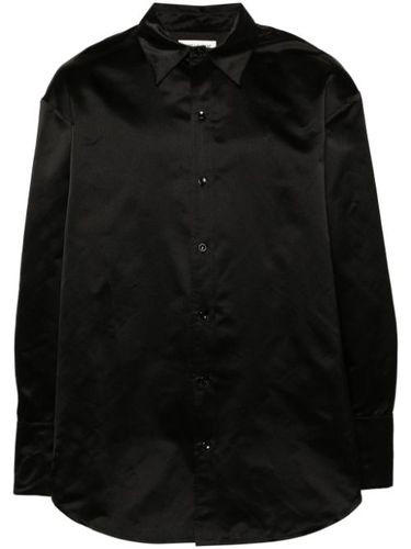 Chemise satinée à manches longues - Saint Laurent - Modalova