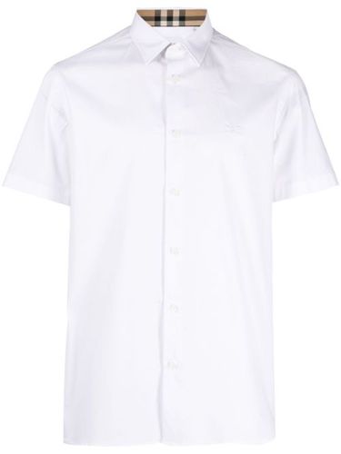 Chemise à logo brodé EKD - Burberry - Modalova