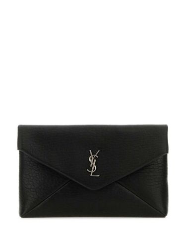 Grande pochette à design enveloppe - Saint Laurent - Modalova