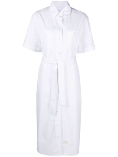 Robe-chemise en coton à coupe mi-longue - Thom Browne - Modalova