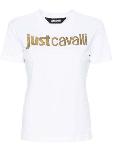 T-shirt en coton à logo imprimé - Just Cavalli - Modalova