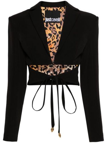 Blazer crop à découpes - Just Cavalli - Modalova