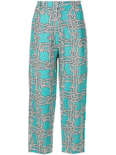 Pantalon court à imprimé graphique - Amir Slama - Modalova