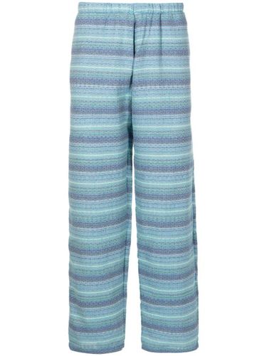 Pantalon évasé à rayures - Amir Slama - Modalova
