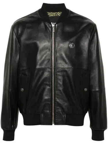 Veste bomber en cuir - Just Cavalli - Modalova